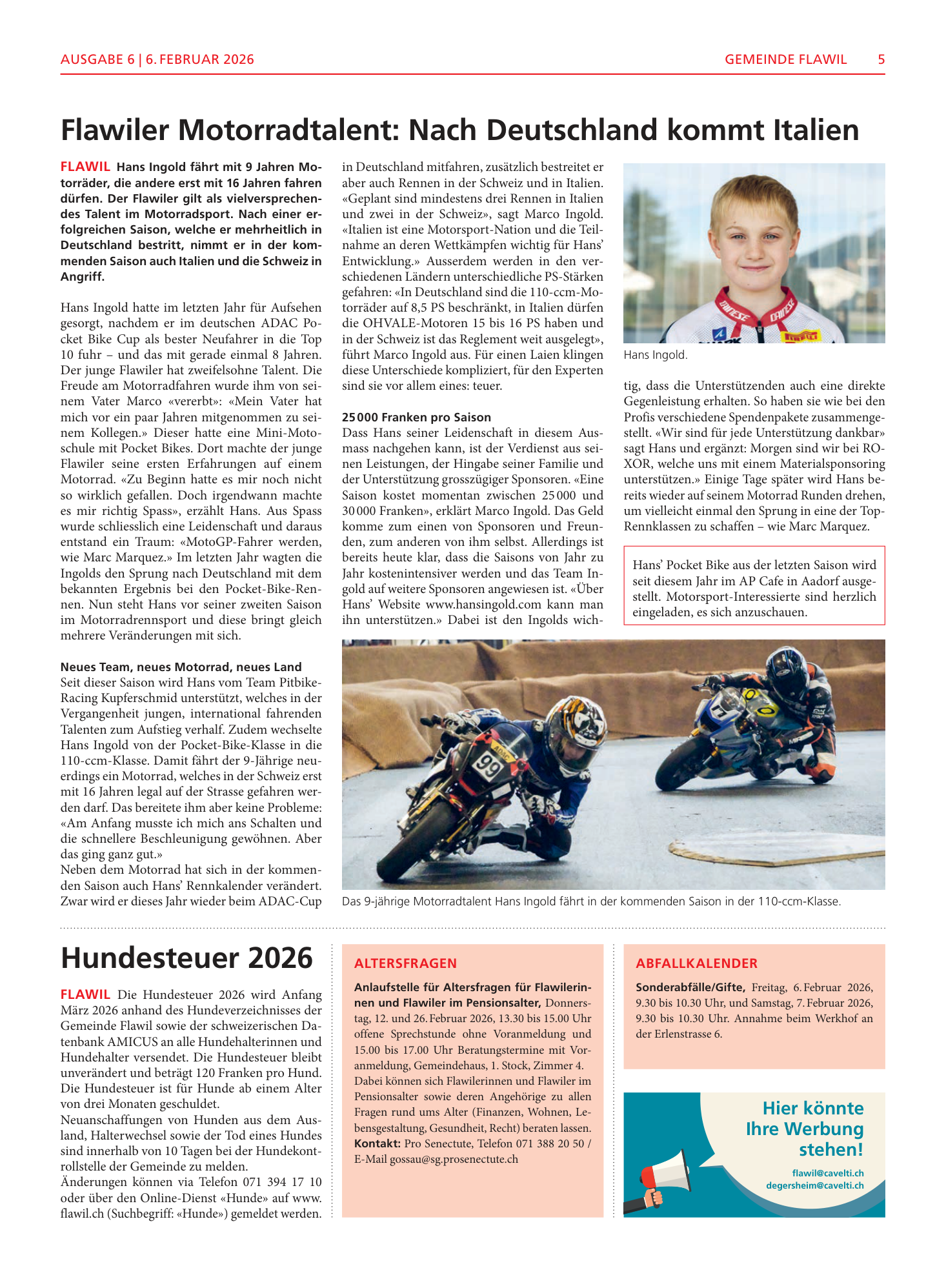 Gemeinde-Anzeiger Degersheim Artikel